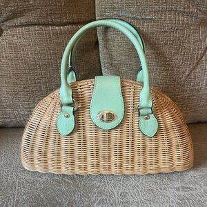 Wicker 2 Handel Bag